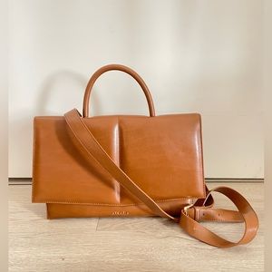 Arcadia leather satchel